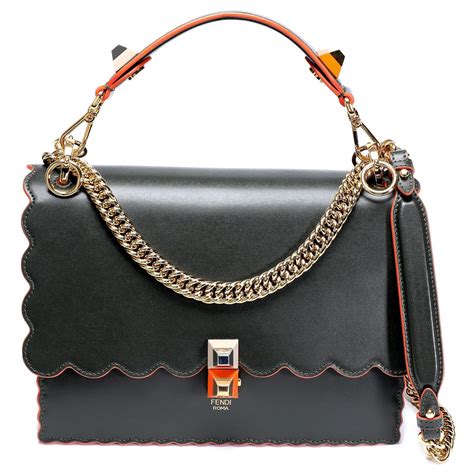 Kan I Medium Shoulder Bag Vitello F is Fendi 